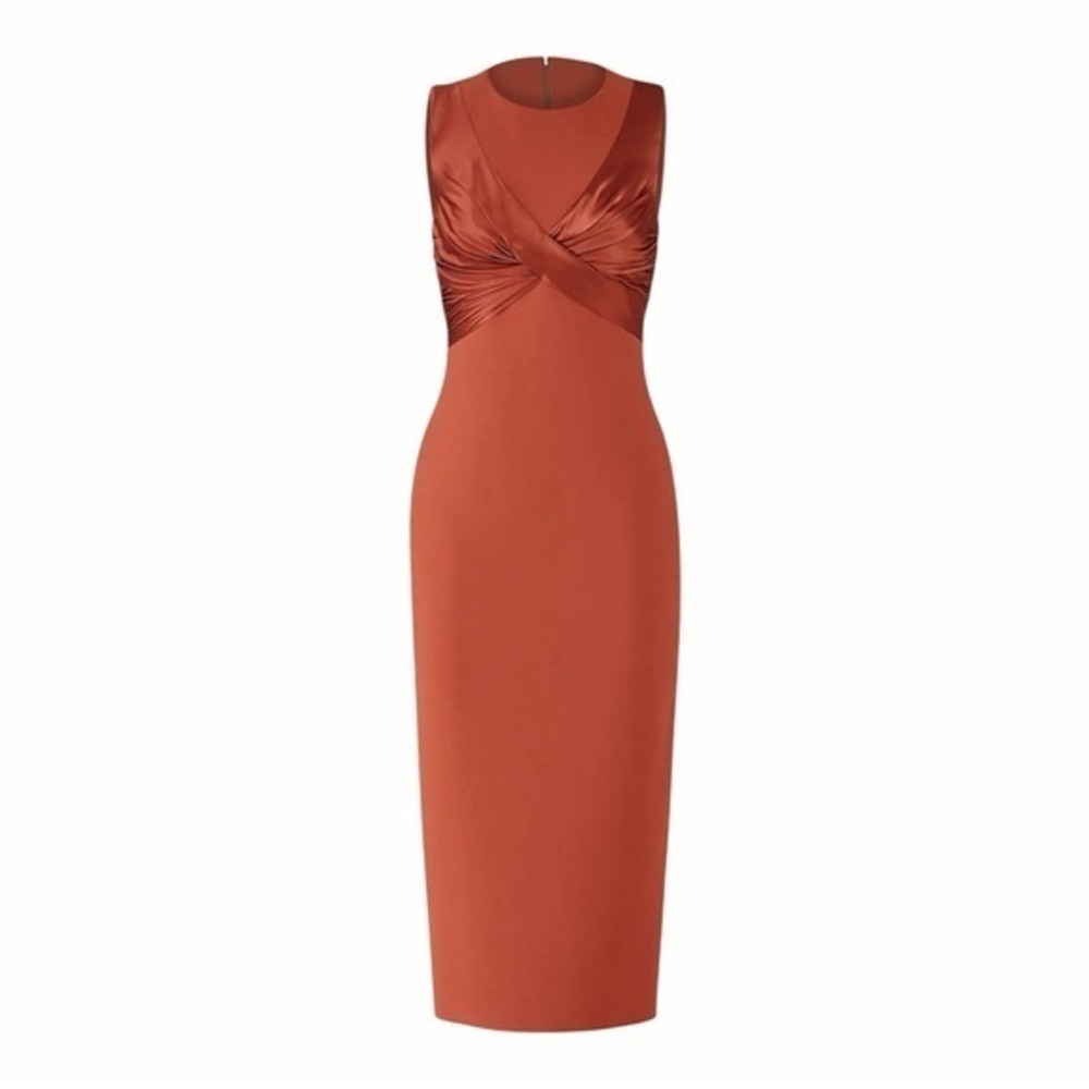 Cinq A Sept Rust Sleeveless Dress